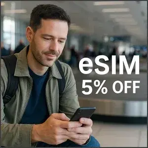 esim 5%off